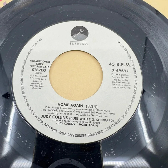 Judy Collins Home Again Vinyl Record Album 3:24 1984 - Picture 2 of 5